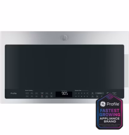 GE Profile GE Profile(TM) 2.1 Cu. Ft. Over-the-Range Sensor Microwave Oven PVM9005SJSS (a4l6maylzagx)