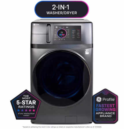 GE Profile GE Profile ENERGY STAR 4.8 cu. ft. Capacity UltraFast Combo with Ventless Inverter Heat Pump Technology Washer/Dryer PFQ97HSPVDS (a4lpf4vhoum2)