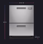GE Profile GE Profile(TM) Dishwasher Double Drawer PDD415PYYFS (a4lcv3gwk61a) (9)