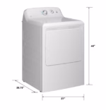 GE GE 6.2 cu. ft. Capacity Electric Dryer with Up To 120 ft. Venting and Shallow Depth GTX33EASKWW (a4lo61uh3g32) (13)