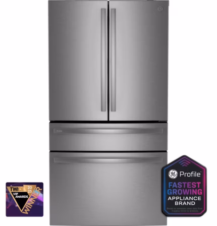 GE Profile GE Profile(TM) ENERGY STAR(R) 23.2 Cu. Ft. Smart Counter-Depth Fingerprint Resistant 4-Door French-Door Refrigerator PJE23BYWFS (a4lhg2un2tbb)