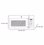 GE GE(R) 1.6 Cu. Ft. Over-the-Range Microwave Oven JVM3162RJSS (a4l88qjypf4z) (11)