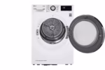 LG 4.2 cu. ft. Smart Wi-Fi Enabled Compact Front Load Dryer with Dual Inverter HeatPump(TM) Technology DLHC1455W (a4lpod0wun77) (10)