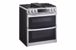 LG 6.9 cu. ft. Smart Gas Double Oven Slide-in Range with InstaView(R), ProBake(R) Convection, Air Fry, and Air Sous Vide LTGL6937F (a4lcf75a6i8m) (5)