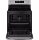 GE GE(R) ENERGY STAR(R) 30" Free-Standing Electric Convection Range with No Preheat Air Fry and EasyWash(TM) Oven Tray GRF600AVSS (a4l9vux0mt23) (4)