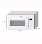 GE GE(R) 1.7 Cu. Ft. Over-the-Range Sensor Microwave Oven JVM6175DKWW (a4lbk72pkb3g) (12)