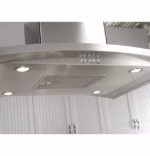 GE Profile 36" Island-Mount Chimney Hood UVI7361SWSS (a4lr0v89edb5) (5)