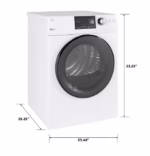 GE GE(R) ENERGY STAR(R) 24" 4.3 Cu.Ft. Front Load Vented Electric Dryer with Stainless Steel Basket GFD14ESSNWW (a4l3svor9oun) (14)
