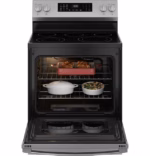 GE GE(R) ENERGY STAR(R) 30" Free-Standing Electric Convection Range with No Preheat Air Fry and EasyWash(TM) Oven Tray GRF600AVSS (a4l9vux0mt23) (5)