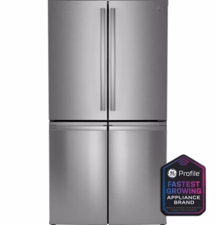GE Profile GE Profile(TM) ENERGY STAR(R) 28.4 Cu. Ft. Quad-Door Refrigerator with Dual-Dispense AutoFill Pitcher and Door in Door PAD28BYTFS (a4lwy1qf0tlb)